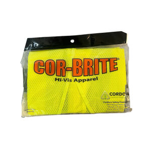 Cordova High Visibility Vest XL Yellow Type R Class II NWT